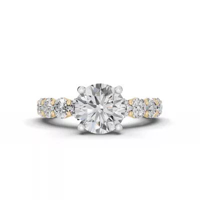Sculpted Heart Diamond Engagement Ring (1.50 ct. tw.)