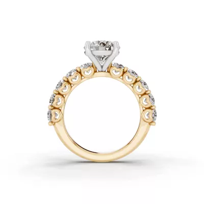 Sculpted Heart Diamond Engagement Ring (1.50 ct. tw.)