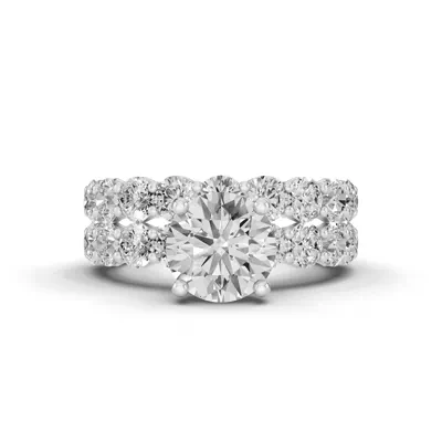 Sculpted Heart Diamond Engagement Ring (1.50 ct. tw.)