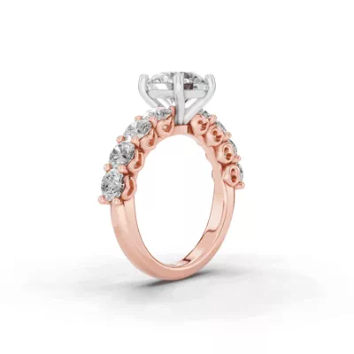 Sculpted Heart Diamond Engagement Ring (1.75 ct. tw.)
