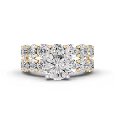 Sculpted Heart Diamond Engagement Ring (2.40 ct. tw.)