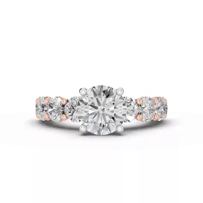 Sculpted Heart Diamond Engagement Ring (2.40 ct. tw.)