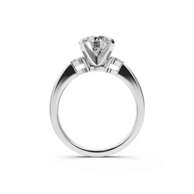 Madison Three-Stone Pear Engagement Ring (.10 ct. tw.)