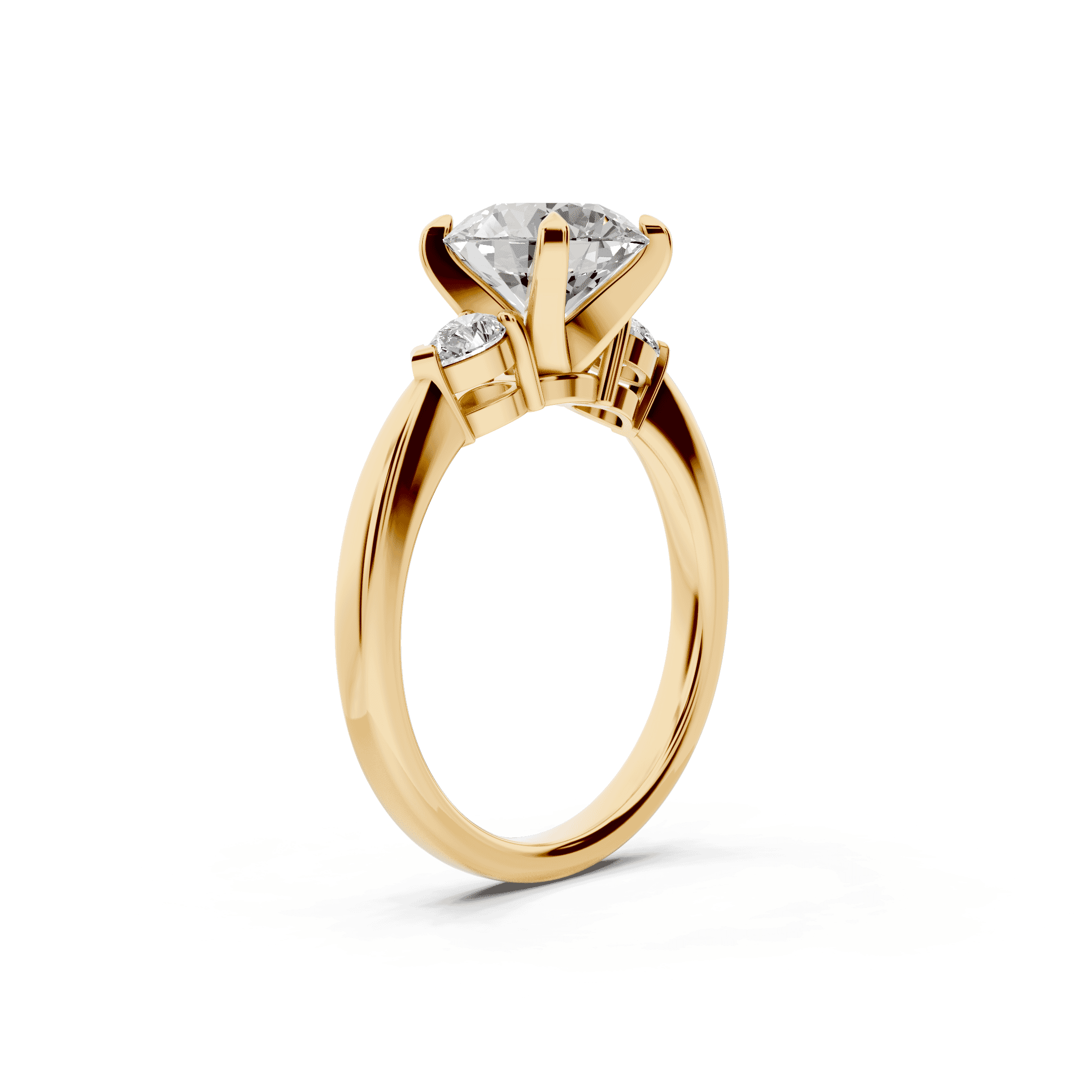 Madison Three-Stone Pear Engagement Ring (.25 ct. tw.)