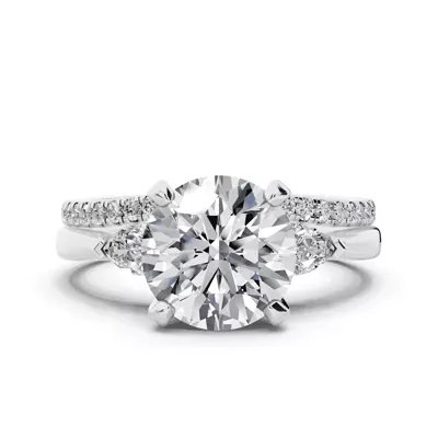 Madison Three-Stone Pear Engagement Ring (.25 ct. tw.)
