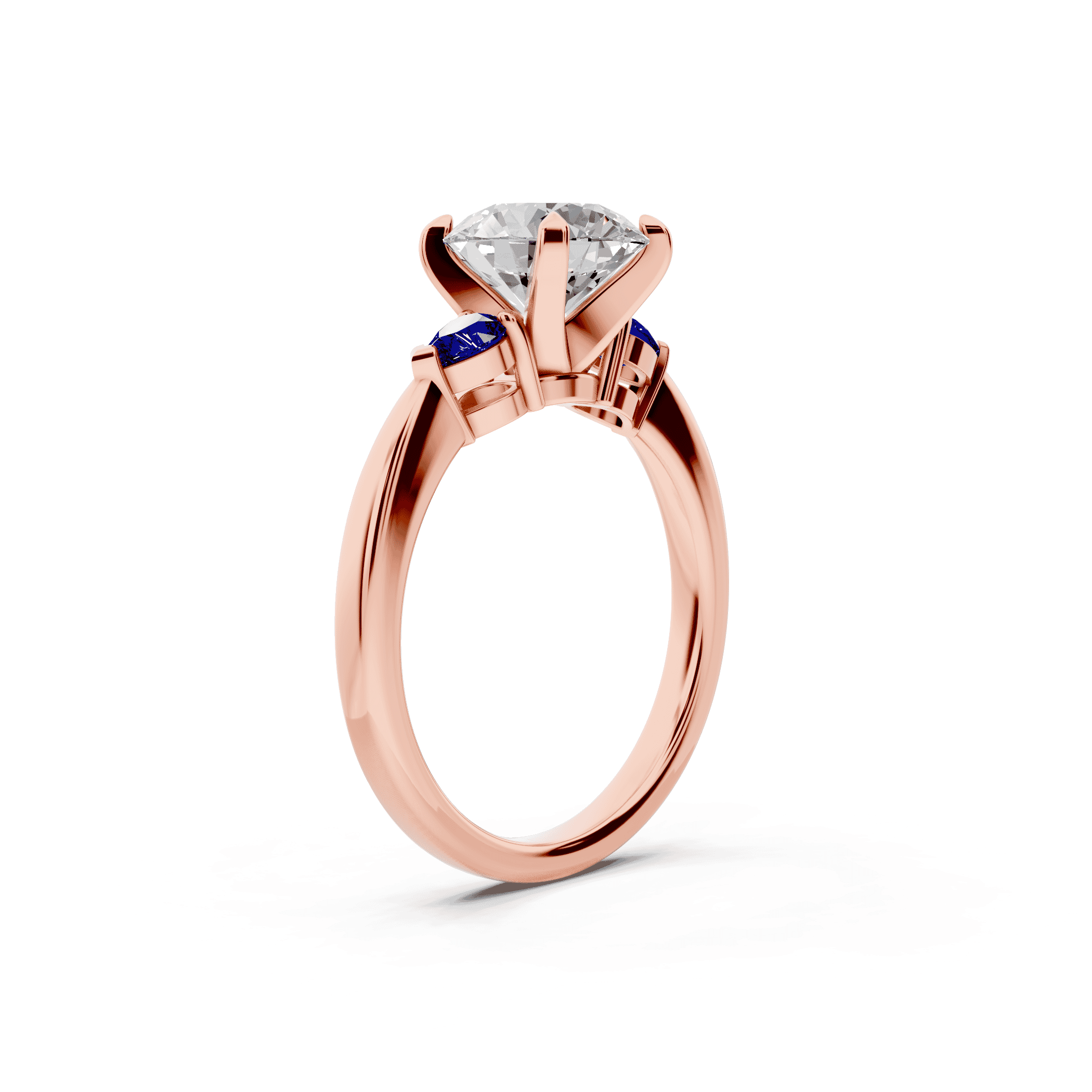 Madison Sapphire Three-Stone Pear Engagement Ring (0.25 ct. tw.)