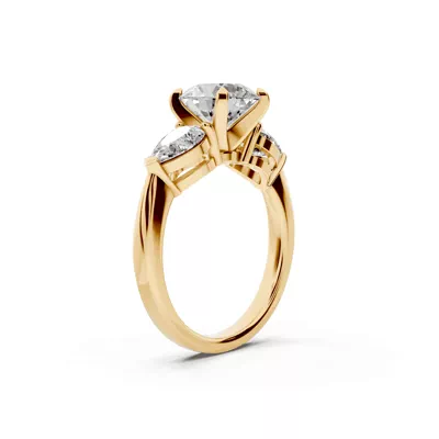Madison Three-Stone Pear Engagement Ring (1.00 ct. tw.)
