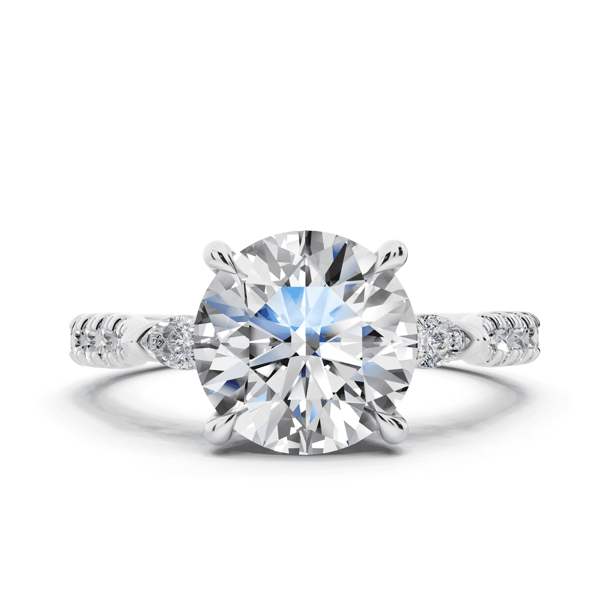 Capri Pear Three-Stone Engagement Ring (0.45 ct. tw.)