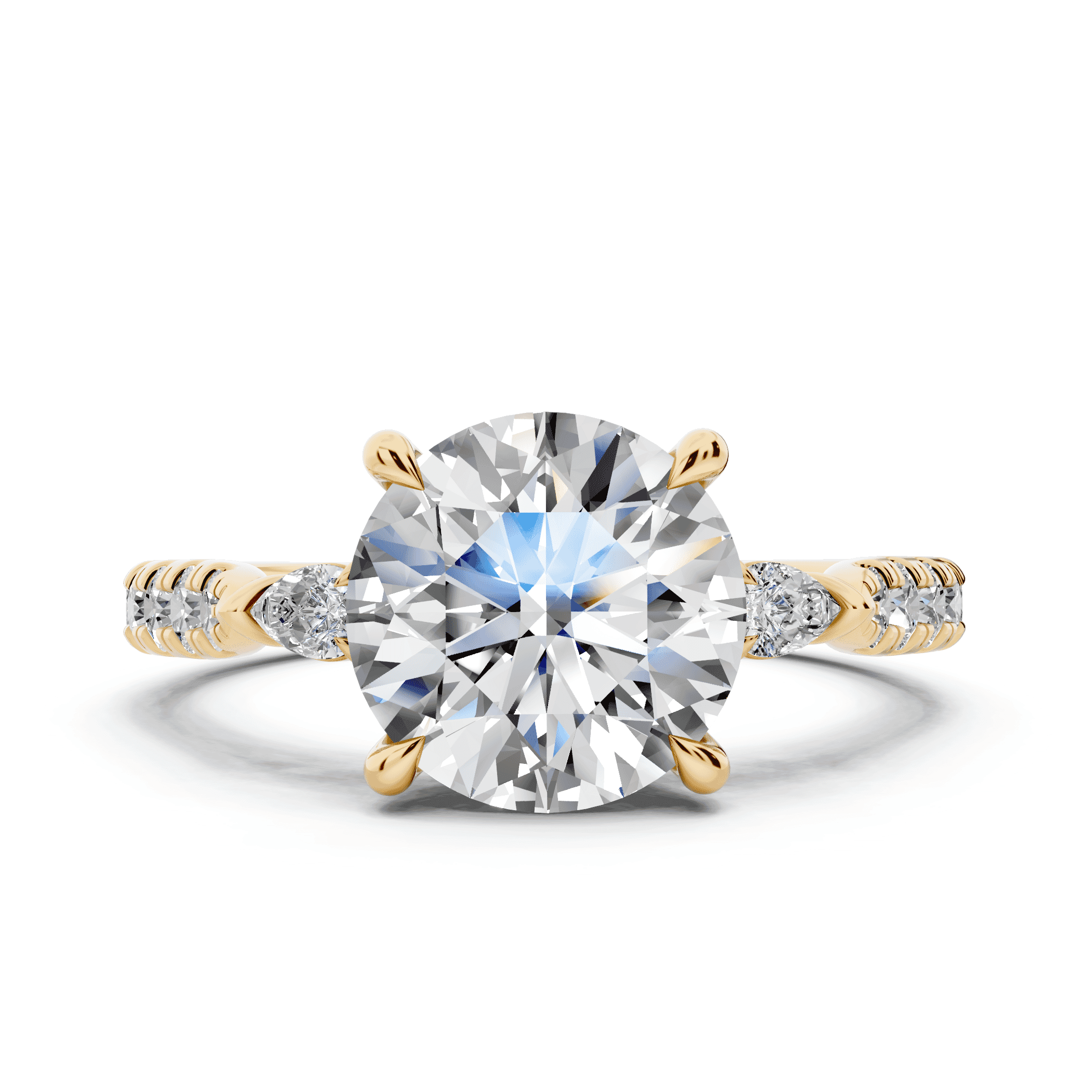 Capri Pear Three-Stone Engagement Ring (0.45 ct. tw.)