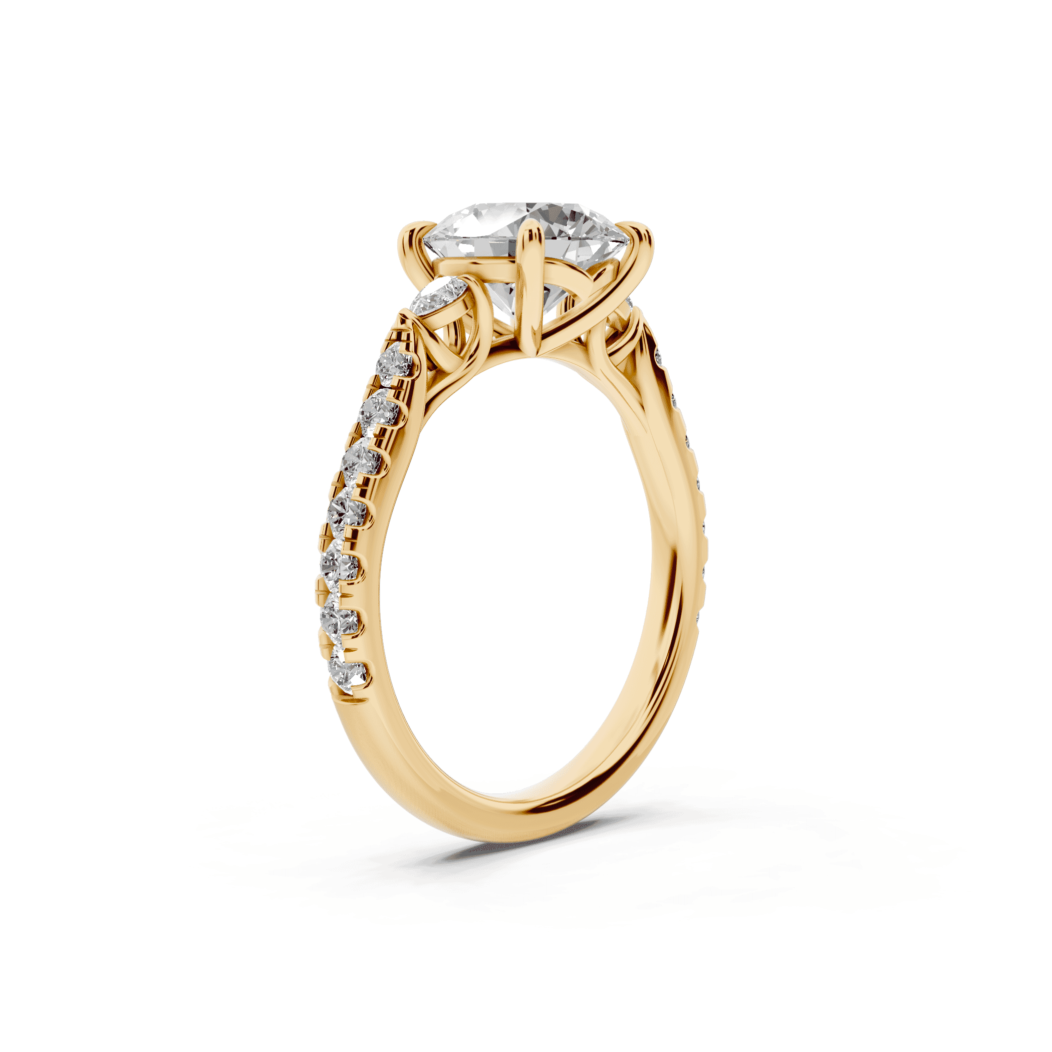 Capri Pear Three-Stone Engagement Ring (0.45 ct. tw.)