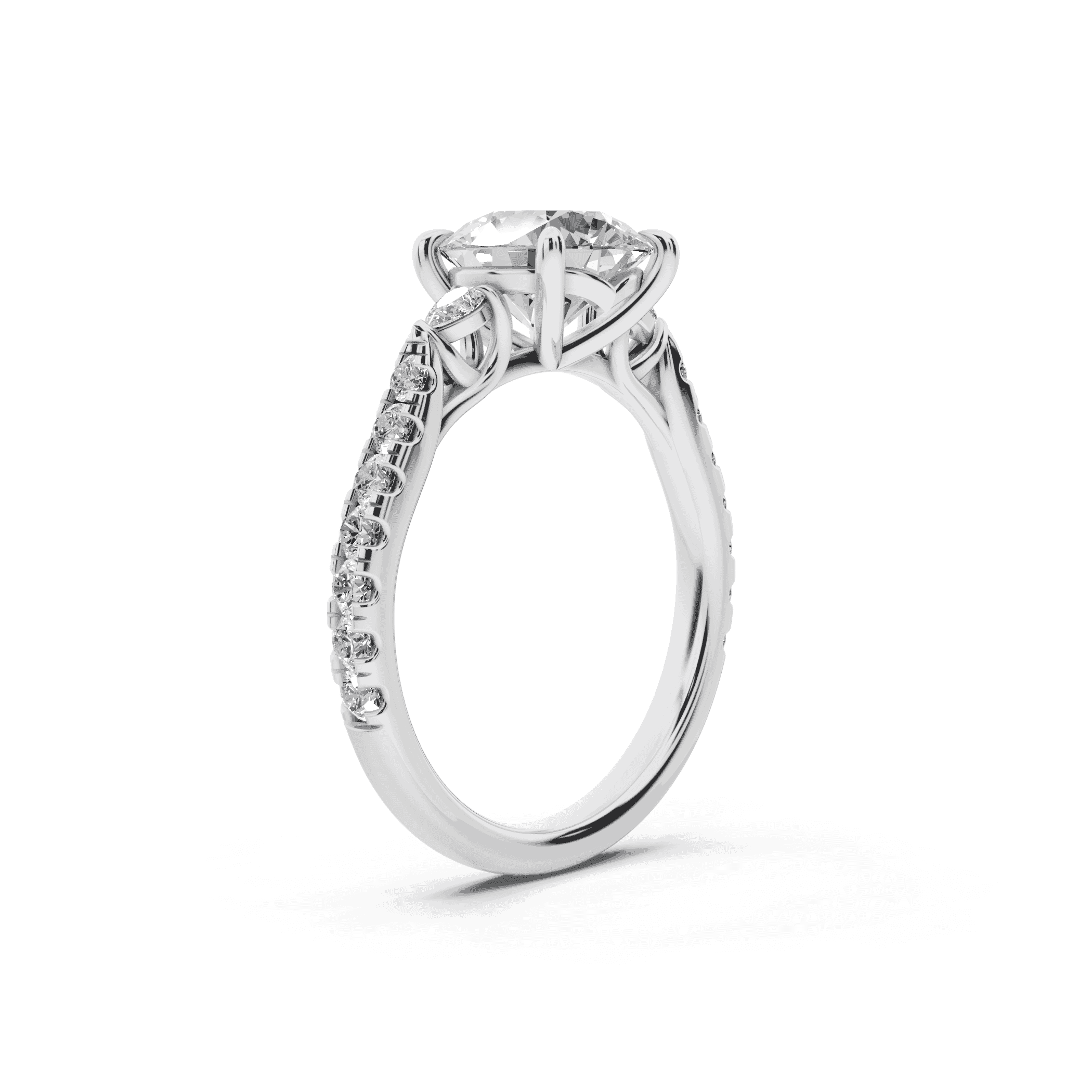 Capri Pear Three-Stone Engagement Ring (0.45 ct. tw.)