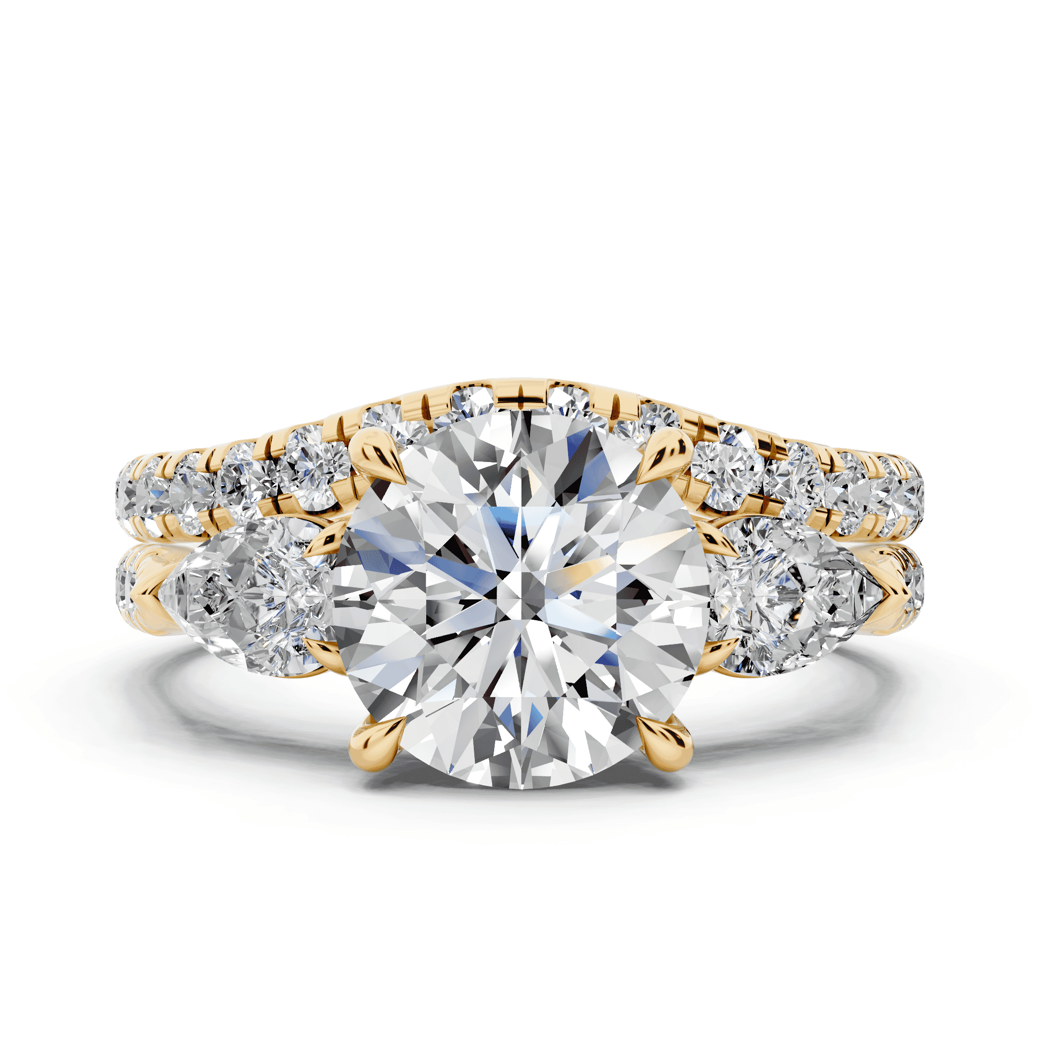 Capri Pear Three-Stone Engagement Ring (0.85 ct. tw.)