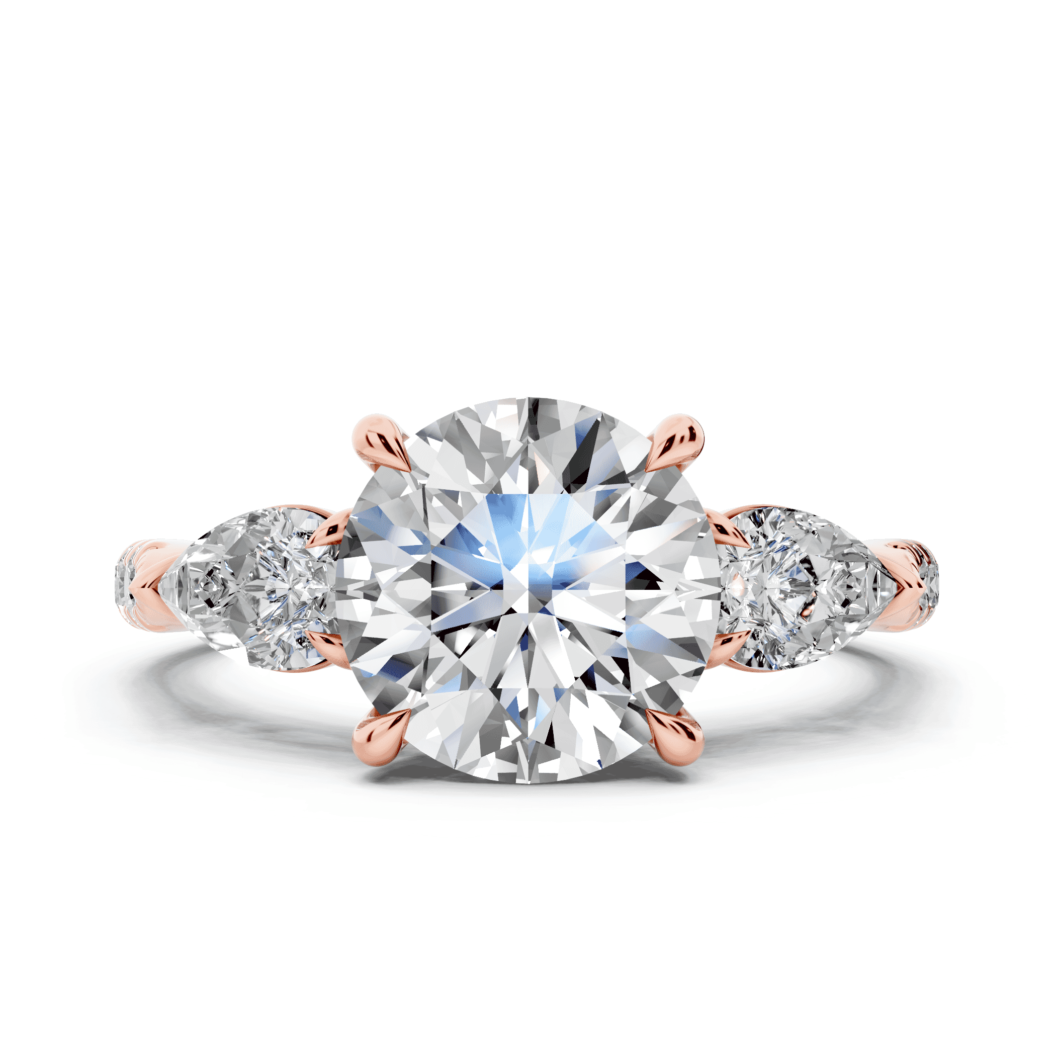 Capri Pear Three-Stone Engagement Ring (0.85 ct. tw.)