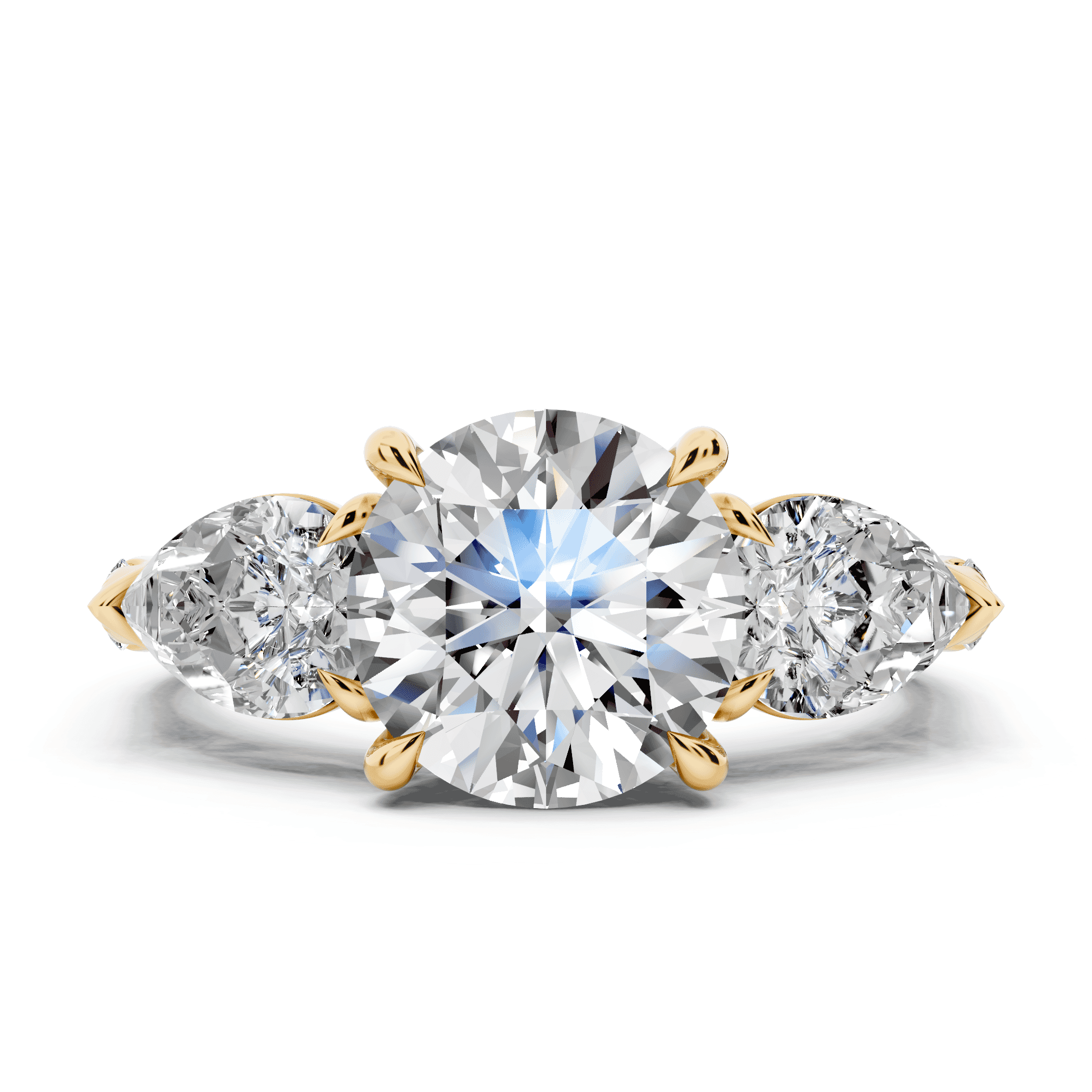 Capri Pear Three-Stone Engagement Ring (1.35 ct. tw.)