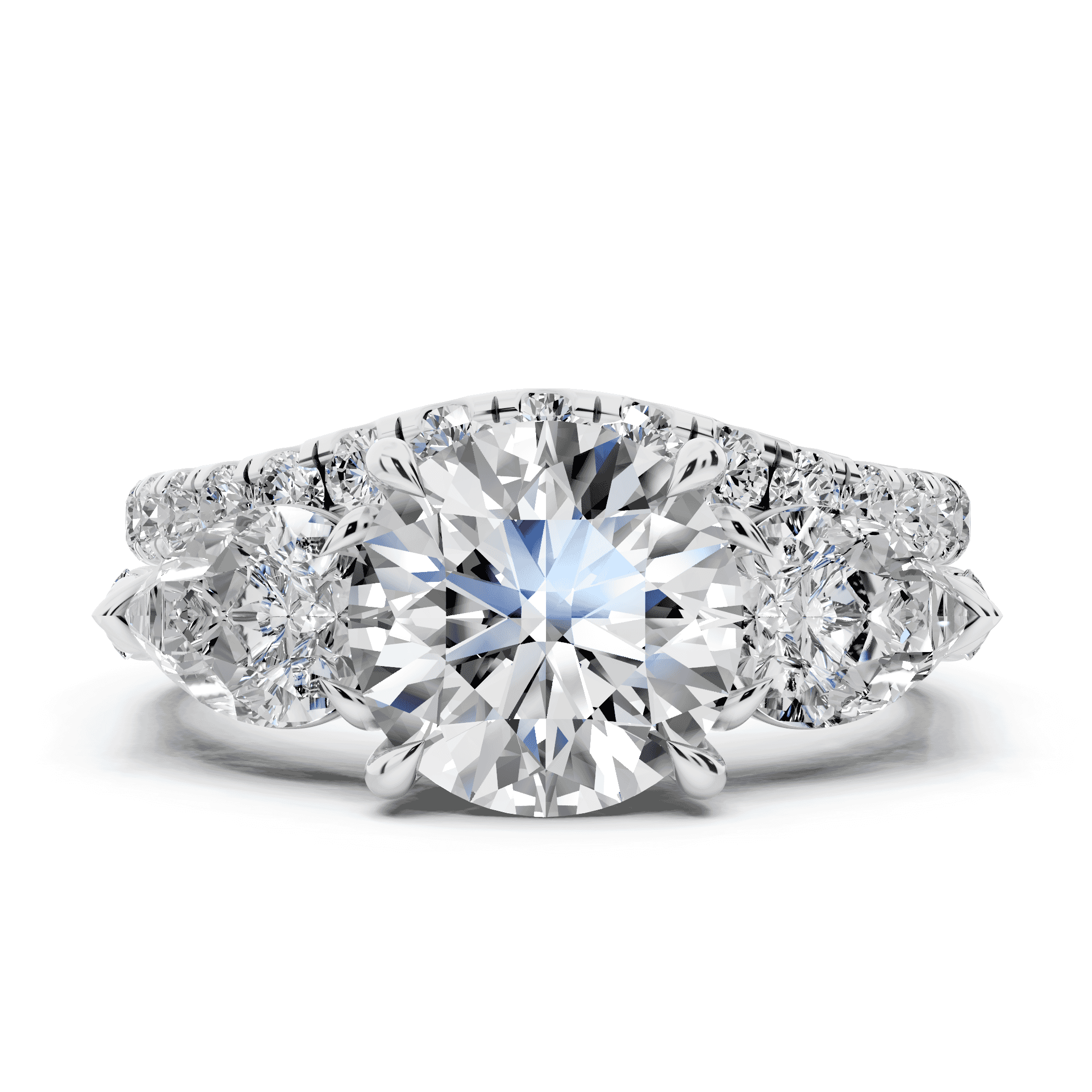 Capri Pear Three-Stone Engagement Ring (1.35 ct. tw.)