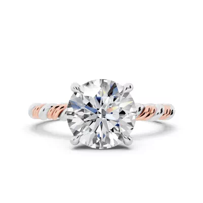 Tressa Two-Tone Twisted Engagement Ring