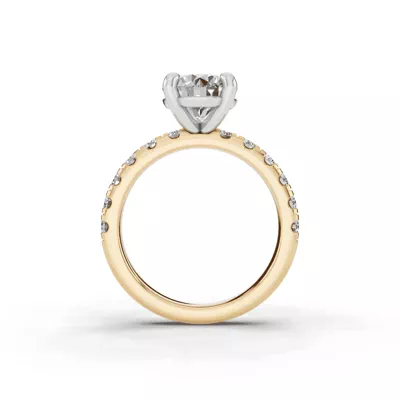 Signature Hearts & Arrows Pavé Engagement Ring (.70ct. tw.)