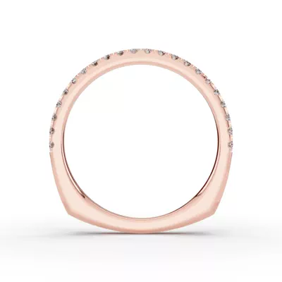 Tradition Pavé Euroshank Wedding Band (¼ ct. tw.)