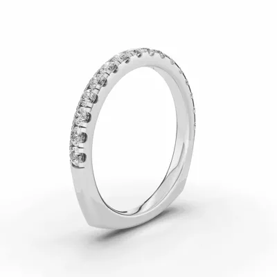 Tradition Pavé Euroshank Wedding Band (½ ct. tw.)
