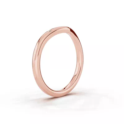 Tradition Contour Diamond Accent Band (1.8mm)