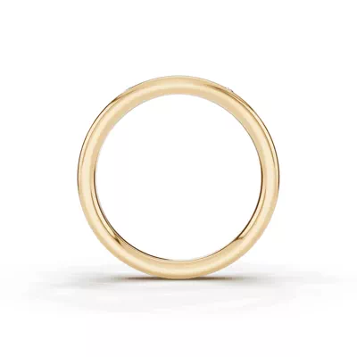 Tradition Contour Diamond Accent Band (2.5mm)