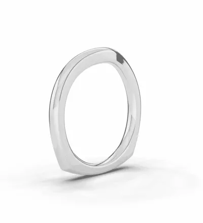 Euroshank Contour Wedding Band