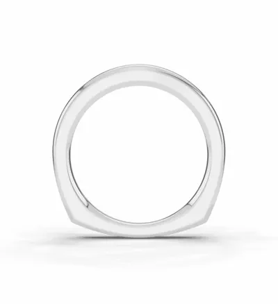 Euroshank Contour Wedding Band