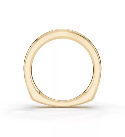 Euroshank Contour Wedding Band