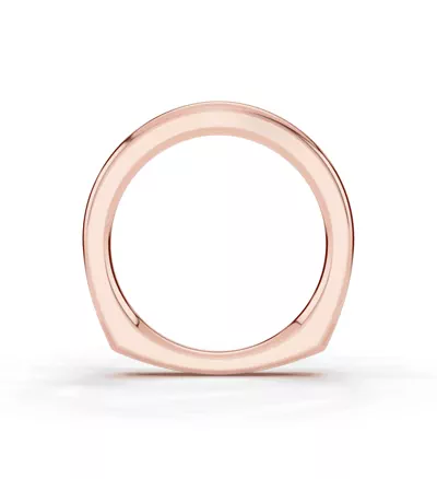 Euroshank Contour Wedding Band