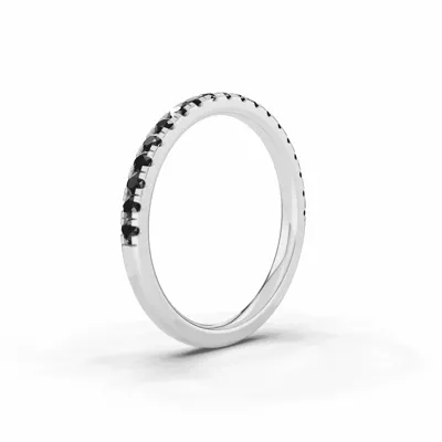 Tradition Pavé Black Diamond Wedding Band (0.35 ct. tw.)
