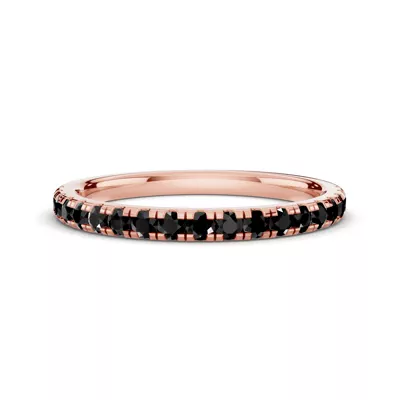 Tradition Pavé Black Diamond Wedding Band (0.35 ct. tw.)