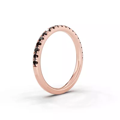 Tradition Pavé Black Diamond Wedding Band (0.35 ct. tw.)