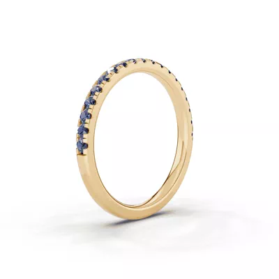 Tradition Pavé Sapphire Wedding Band (0.35 ct. tw.)