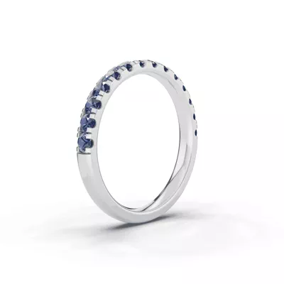Tradition Pavé Sapphire Wedding Band (0.65 ct. tw.)