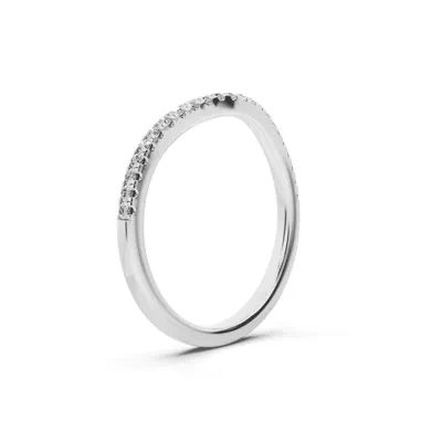 Madison Curved Pavé Band
