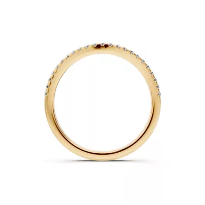 Madison Curved Pavé Band