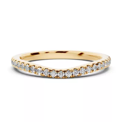 Madison Pavé Curved Band