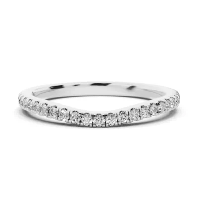 Madison Contoured Pavé Band