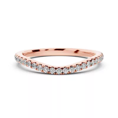 Madison Pavé Contoured Band