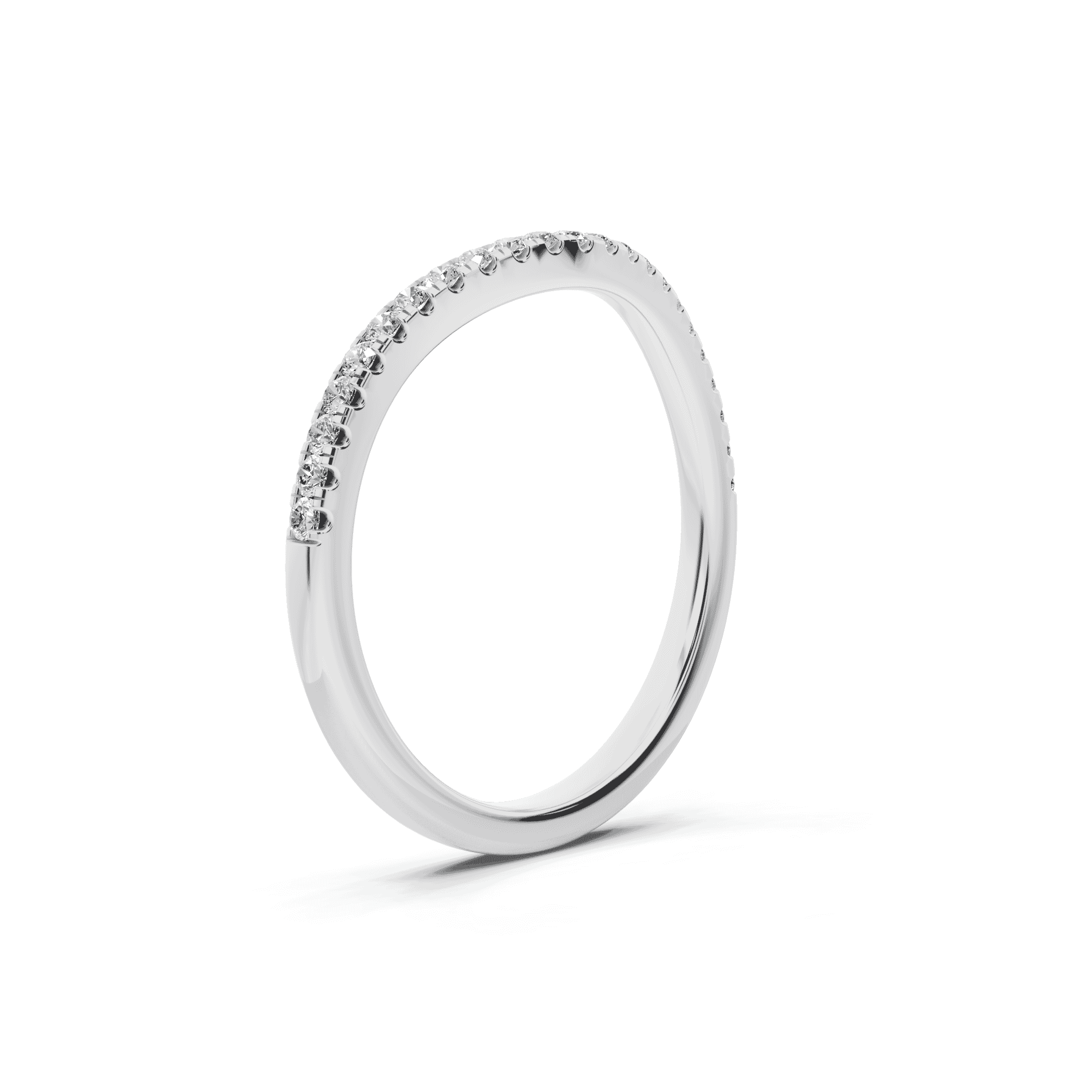 Madison Pavé Contoured Band