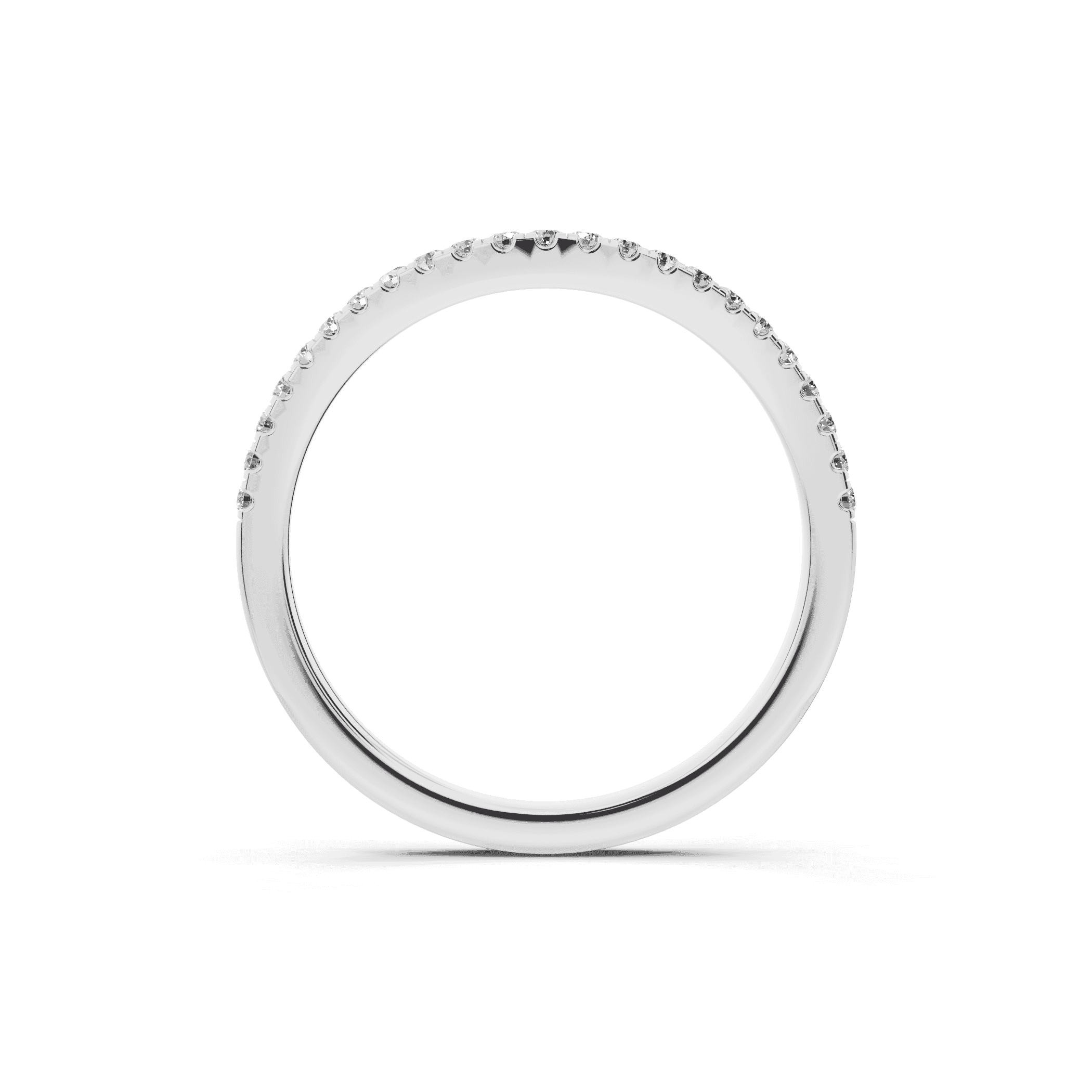 Madison Pavé Contoured Band