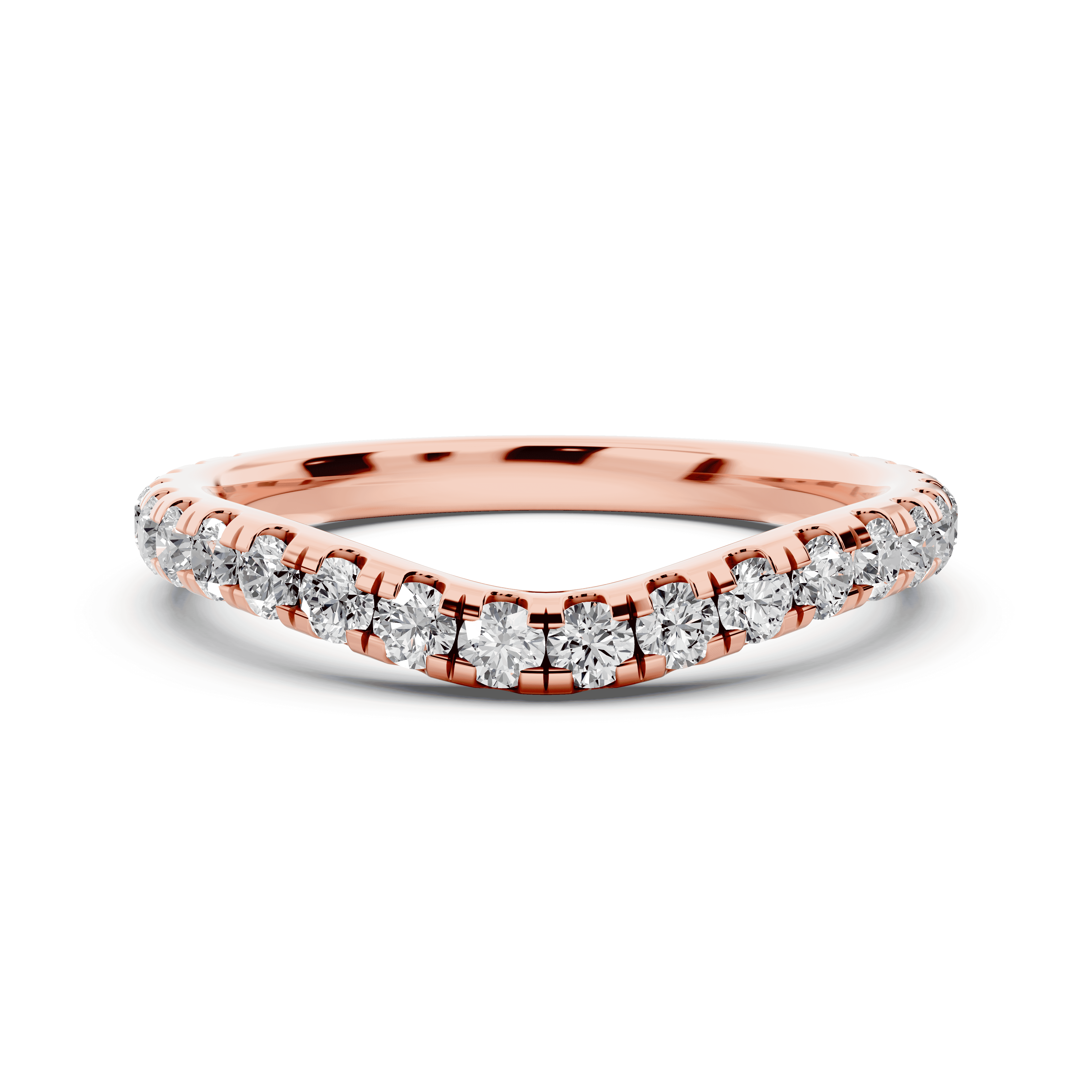 Capri Curved Diamond Band (0.55 ct. tw.)