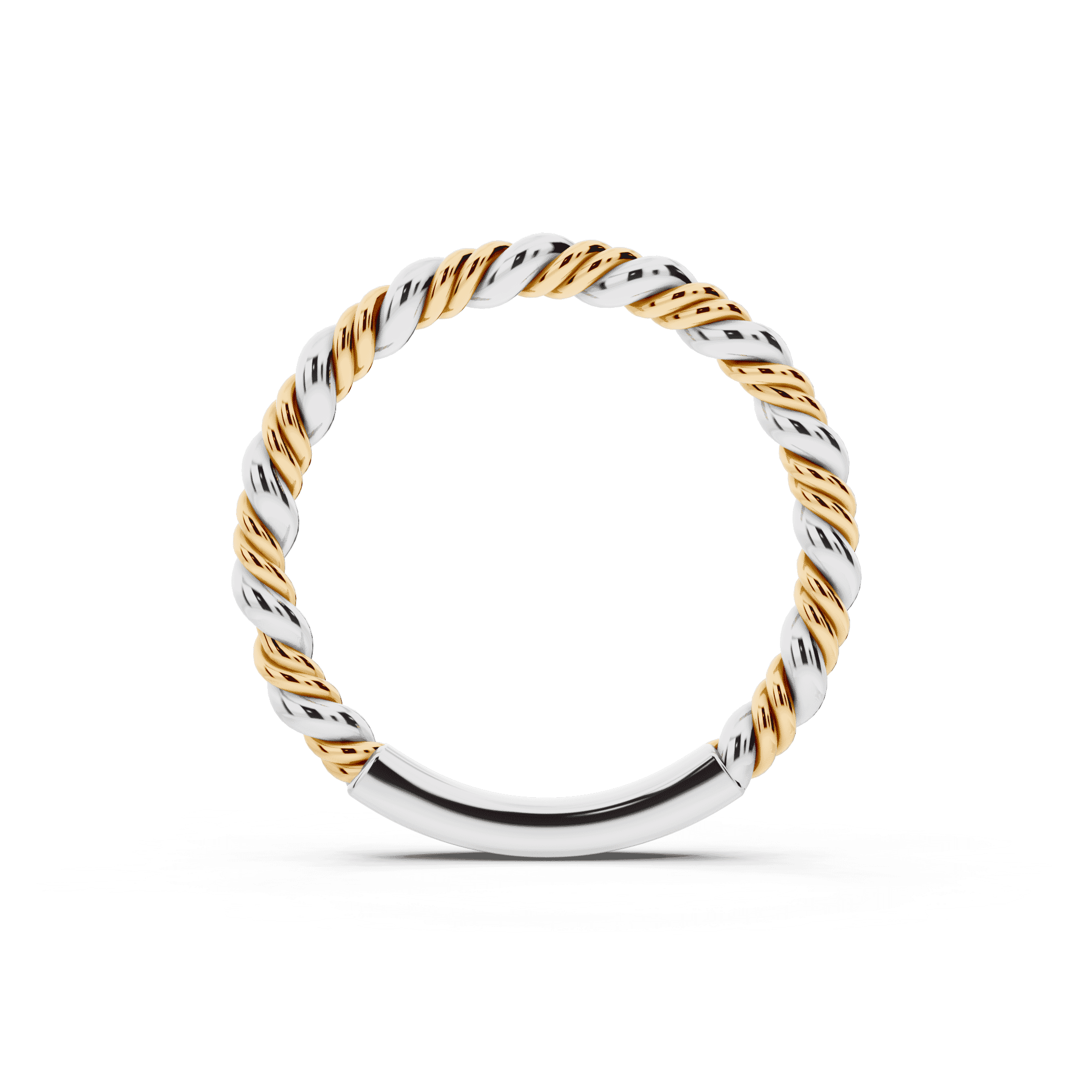Tressa Two-Tone Twisted Band