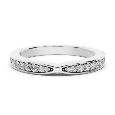 Alden Pinched Pavé Wedding Band (2.2mm)