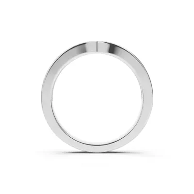 Alden Pinched Pavé Wedding Band (2.2mm)