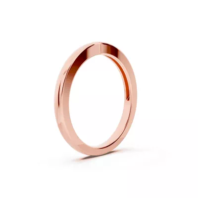 Alden Pinched Wedding Band (1.8mm)