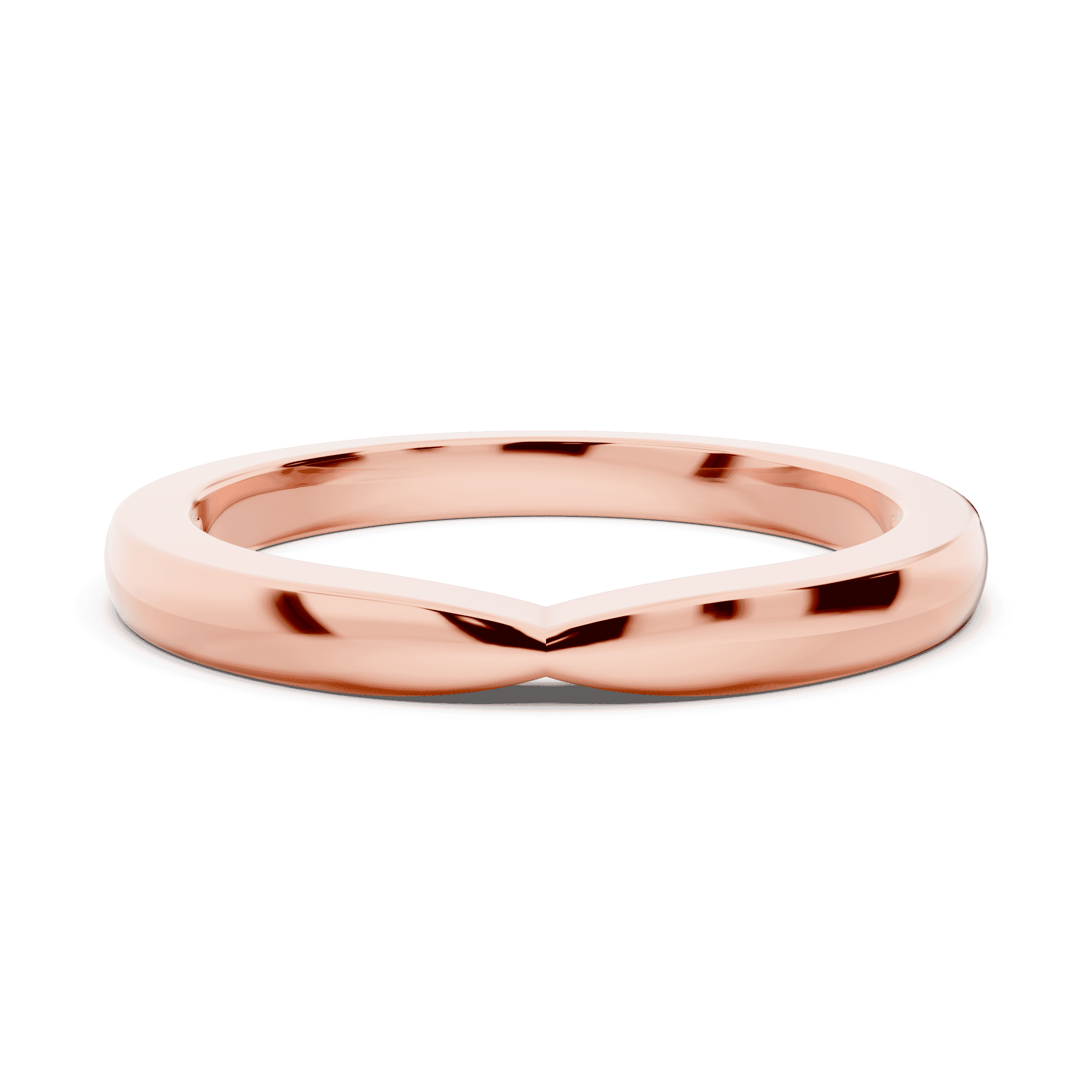 Alden Pinched Wedding Band (2mm)
