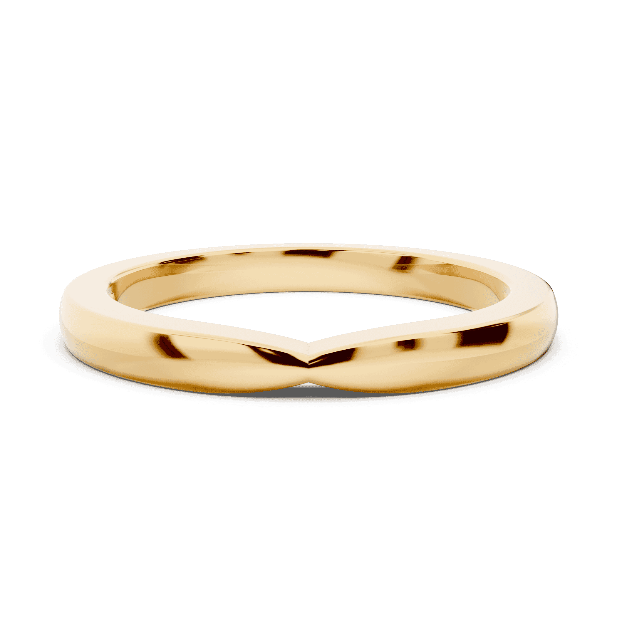 Alden Pinched Wedding Band (2mm)