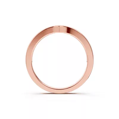 Alden Pinched Wedding Band (2.2mm)