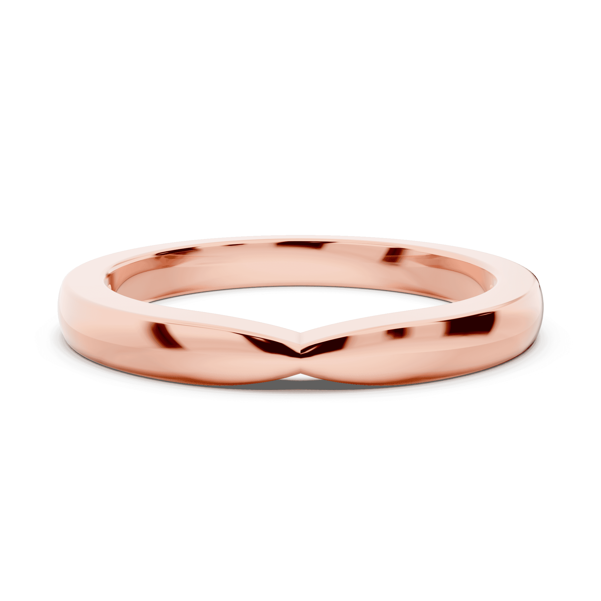 Alden Pinched Wedding Band (2.2mm)